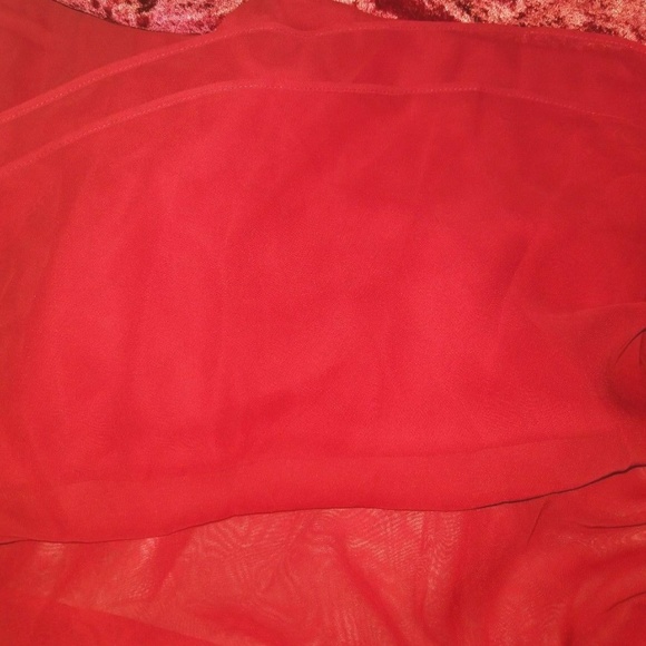 Vintage VICTORIA'S SECRET Medium M Red Velvet Nightgown Excellent Condition - Picture 7 of 8